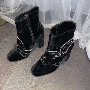 AUTHENTIC Valentino suede booties
